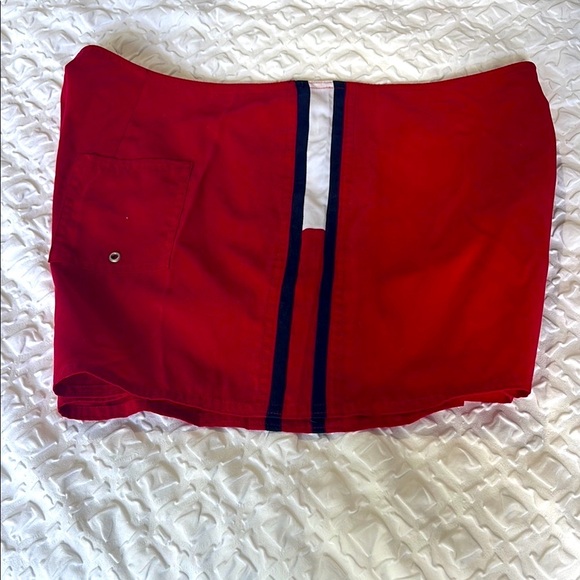 Tommy Hilfiger Red Performance Athletic Shorts - Picture 4 of 8